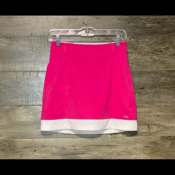 maggie lane Dresses & Skirts - Pink and White Maggie Lane Size 0 Golf Skirt
